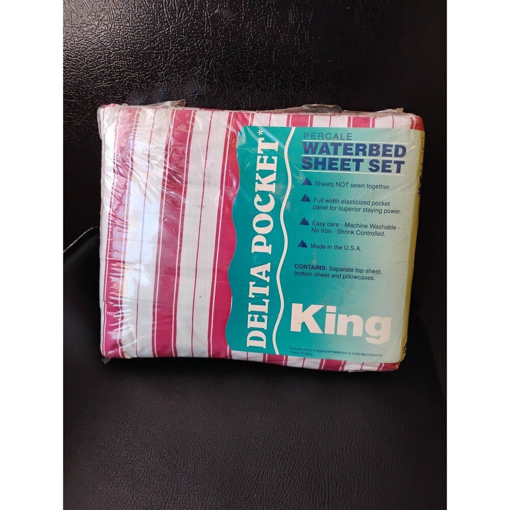 Delta Pocket Waterbed King Sheet Set
